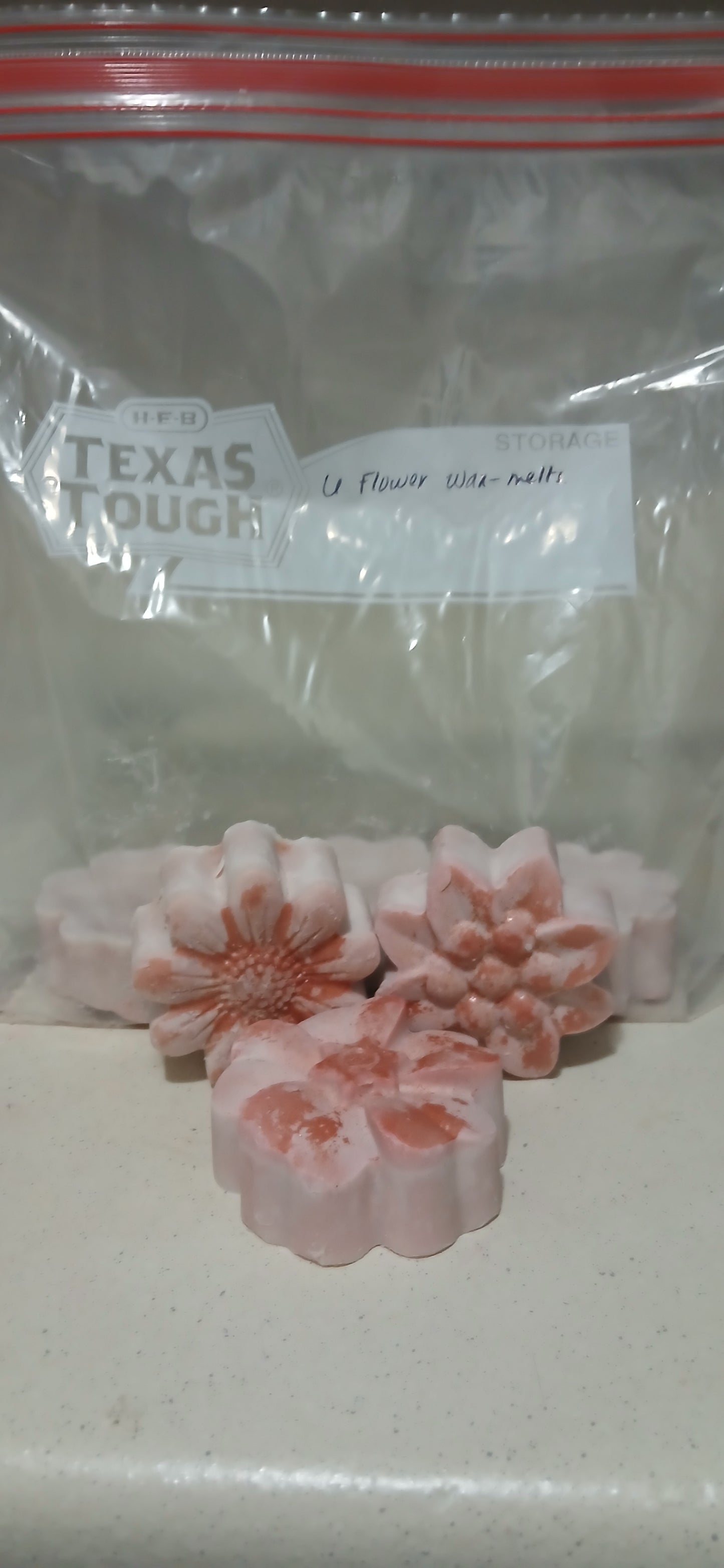 Pink Flower Wax Melts