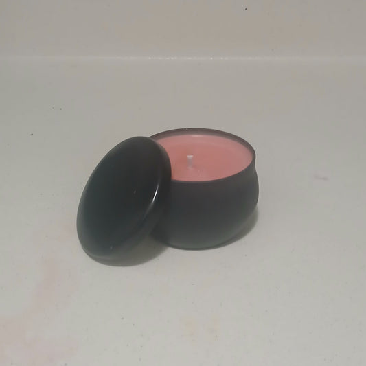 Oatmeal Milk, Vanilla, and Honey Pink Candle